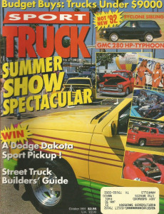 SPORT TRUCK 1991 OCT - GMC TYPHOON, NATIONALS - IL, OH, PA, NISSAN, DODGE